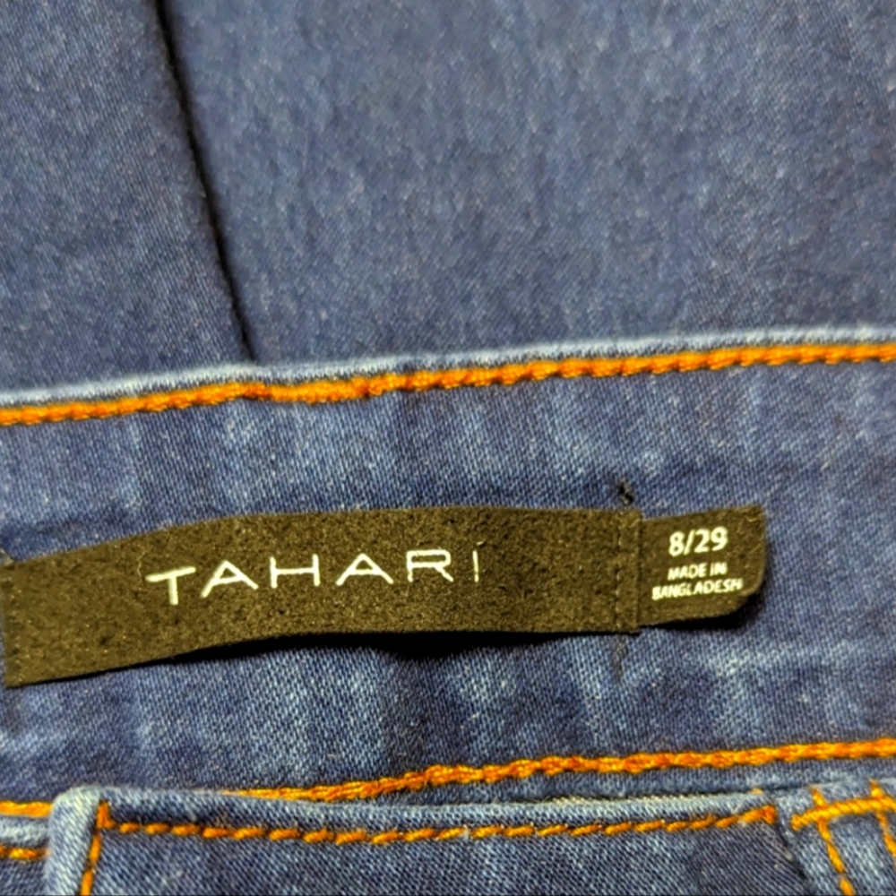 Tahari Capri button fly